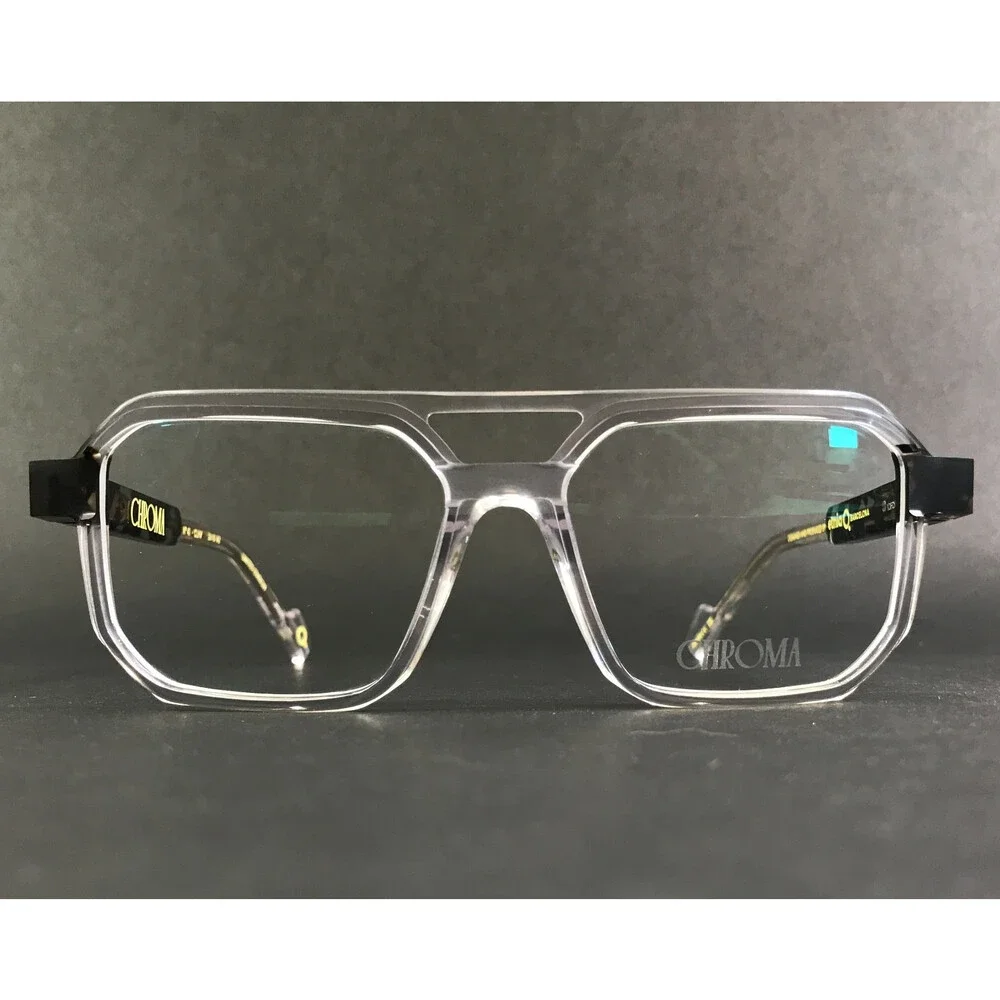 Etnia Barcelona Eyeglasses Frames CHROMA N41 CLHV Clear Havana Brown 53-16-142